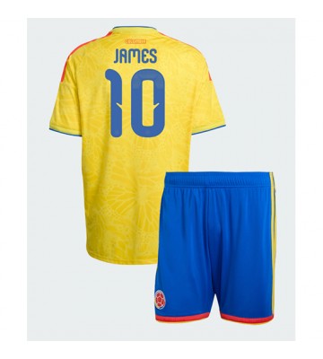 Colombia James Rodriguez #10 Hemmaställ Barn VM 2026 Kortärmad (+ Korta byxor)